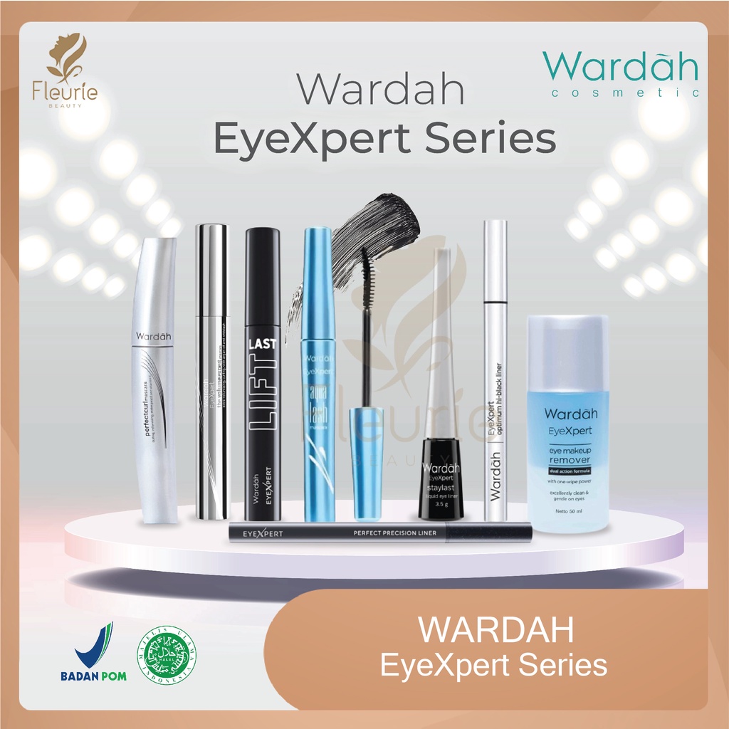 Wardah EyeXpert Series - Aqua Lash/Volume Expert/Perfectcurl/Staylast/Optimum Hi Black/Remover