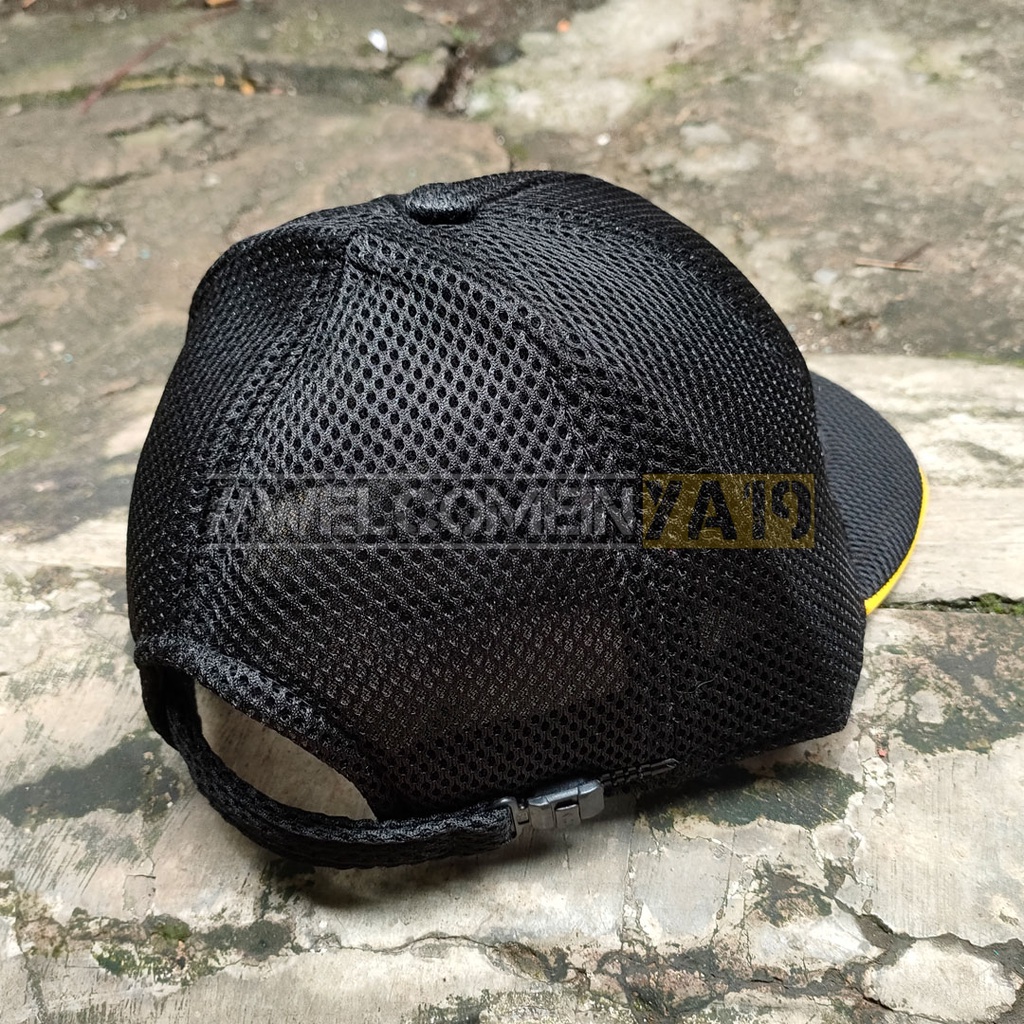 Topi Jaring Logo Raider Hitam