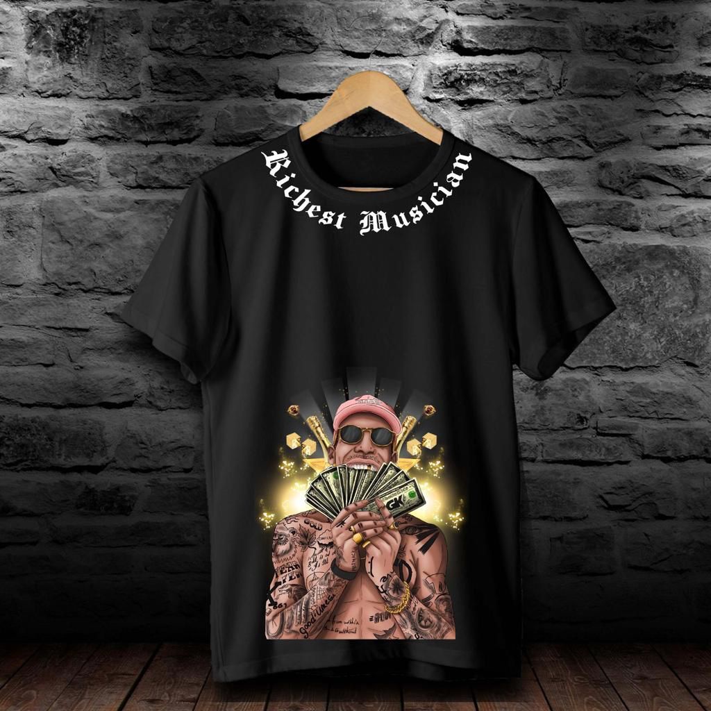 Kaos murah Kaos distro murah baju  distro pria t-shirt murah combed30s uniq cowok rich money