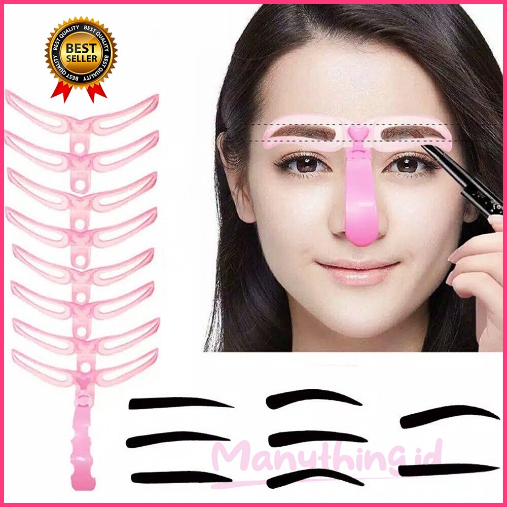 Cetakan Alis Gagang isi 1 Pcs / Alat Cetak Alis / Eyebrow Template / Pensil Alis / Cetakan Alis Gagang