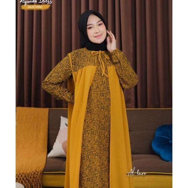 Ayunda Dress Rompi Pisah By Alfaro Original