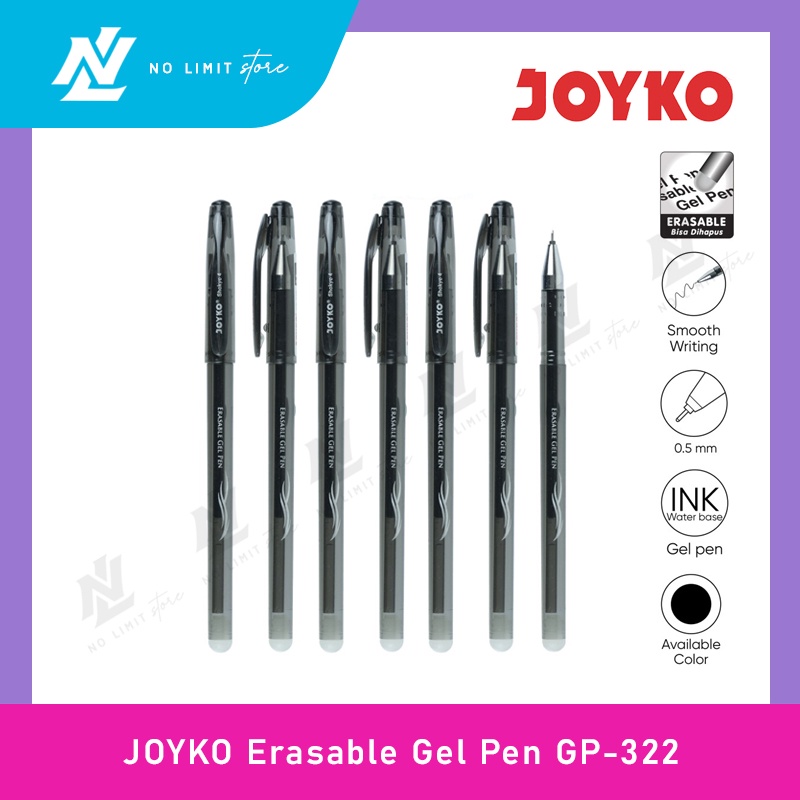 

Erasable Gel Pen JOYKO GP-322 Pulpen Bisa Dihapus Shokyo 4 - GP 322