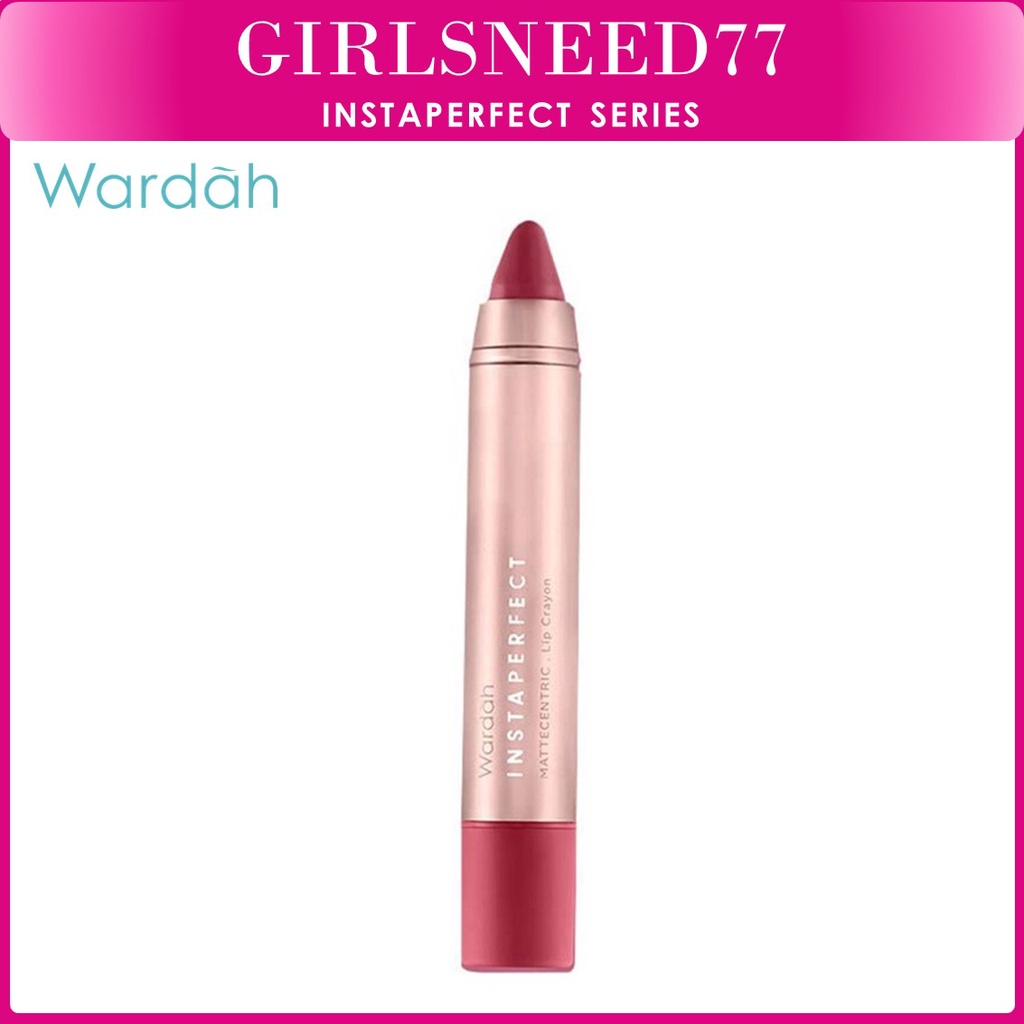 Wardah Instaperfect MATTECENTRIC Lip Crayon 3 g - Lipstick Matte