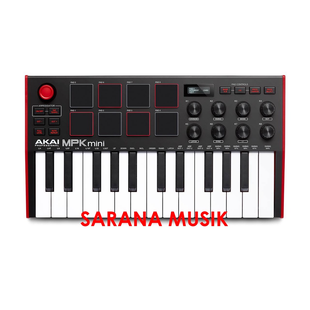 AKAI MPK MINI MK3 AKAI MPK MINI MK III ORIGINAL Midi Controller