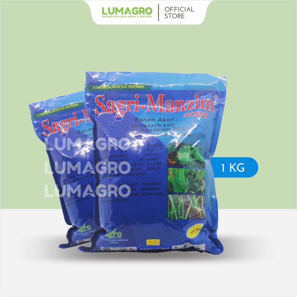 Fungisida Sagri Manzim 1kg Pengendali Penyakit Busuk Akar Pada Tanaman