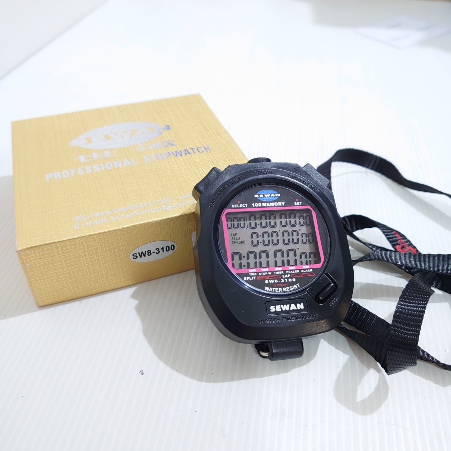 Stopwatch Memory Digital Sewan 100 memory