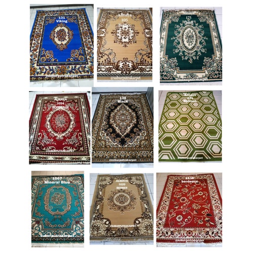 Jual Karpet Permadani Almaya Rumbai Jumbo Murah di Makassar