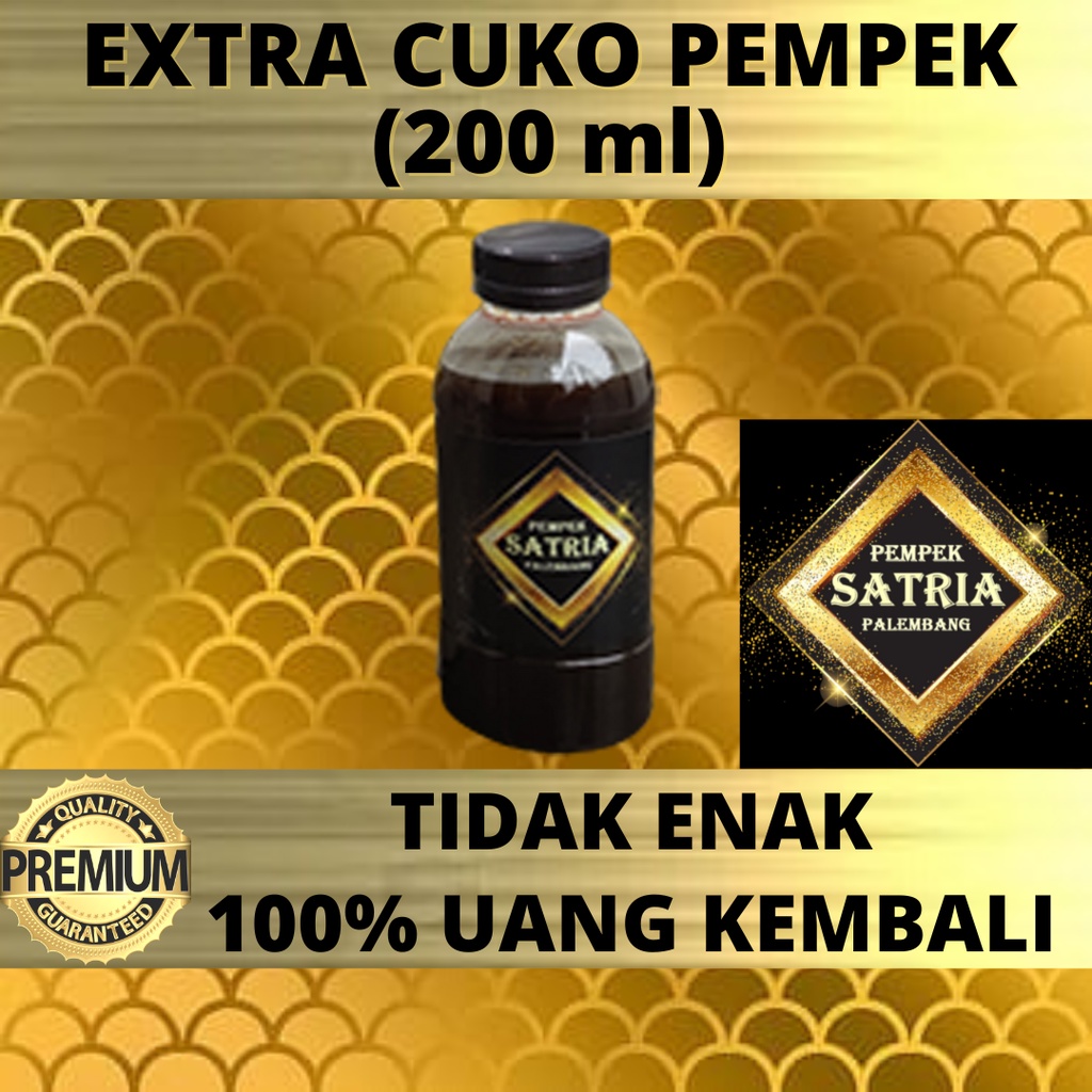 

Cuko mpek empek Pempek Satria botol 200 ml