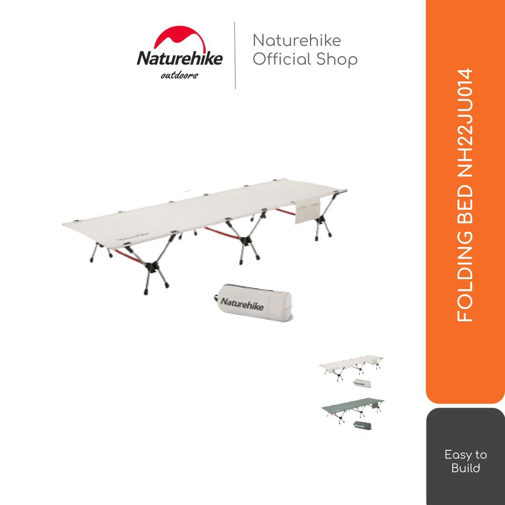 FOLDING BED / VELBED LIPAT PORTABLE CAMPING NATUREHIKE NH22JU014