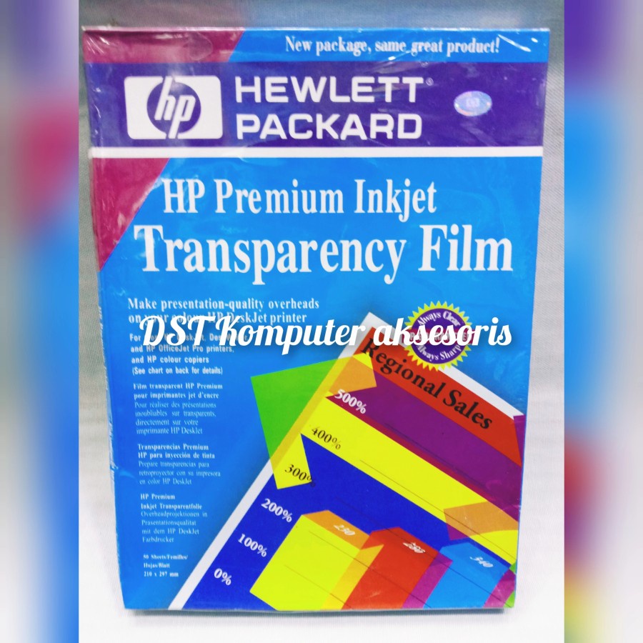 HP PREMIUM INKJET TRANSPARENCY FILM HP C3835A