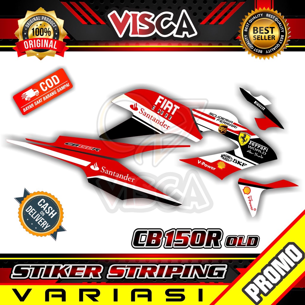Stiker Striping CB150R Old Variasi Ferrari