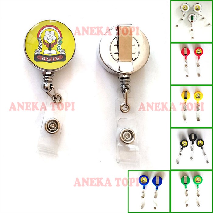 ID Card Yoyo OSIS Gantungan ID Card Holder Logo OSIS SMP - Aneka Topi