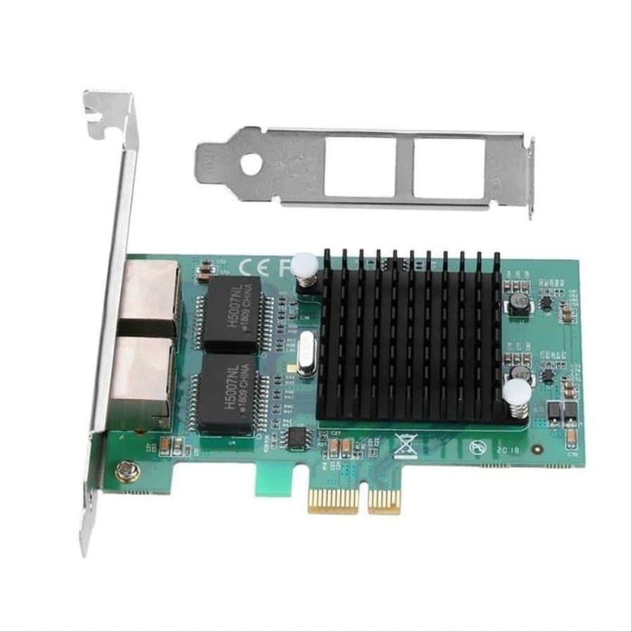 Pci express x1 NB rj45 2 port gigabit network adapter LE8102 - Pcie 1Gbps 1000Mbps dual lan