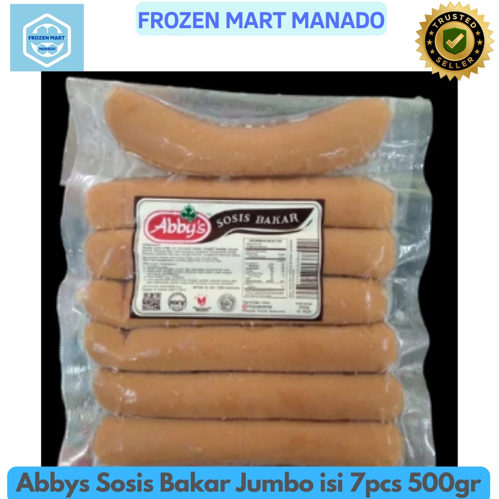 

Abbys Sosis Bakar Jumbo isi 7pcs 500gr - Frozen Mart Manado (Frozen Food Manado)