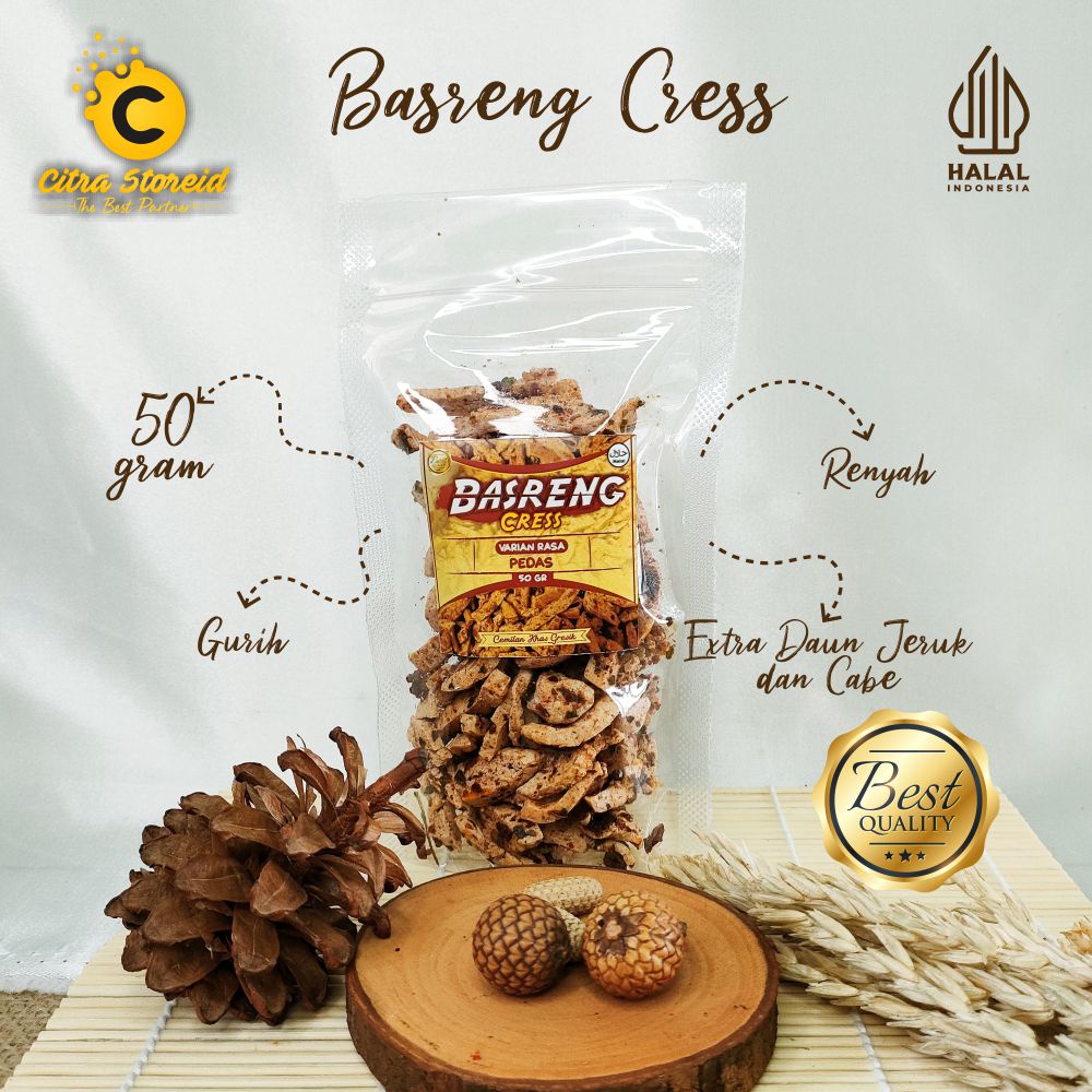 

PROMO BASRENG CRESS 50GR BAKSO GORENG PEDES DAUN JERUK MURAH HOMEMADE BUMBU BASAH CEMILAN VIRAL KEKINIAN
