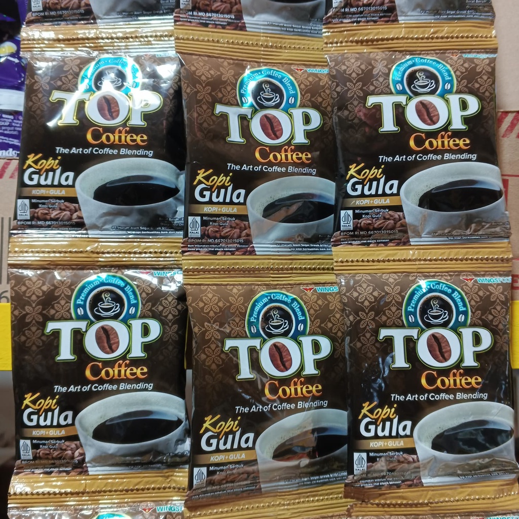 

TOP COFFEE KOPI GULA 2 IN 1 HARGA 1 PCS 25g INV