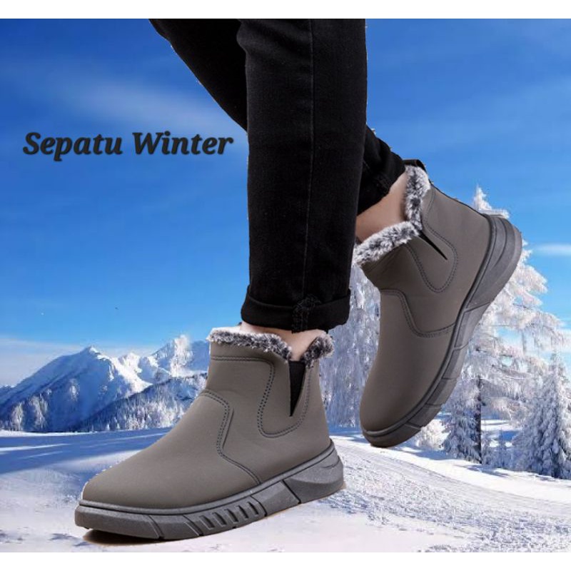 Sepatu Pria Musim Dingin / Winter Snow Boots 018