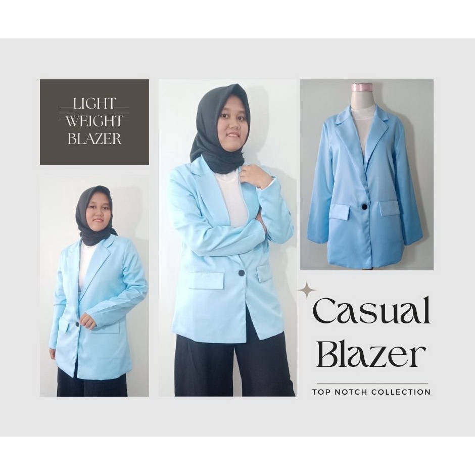1149 Blazer Wanita Korean Style Blazer Oversize Jumbo Jas Kerja Kantoran