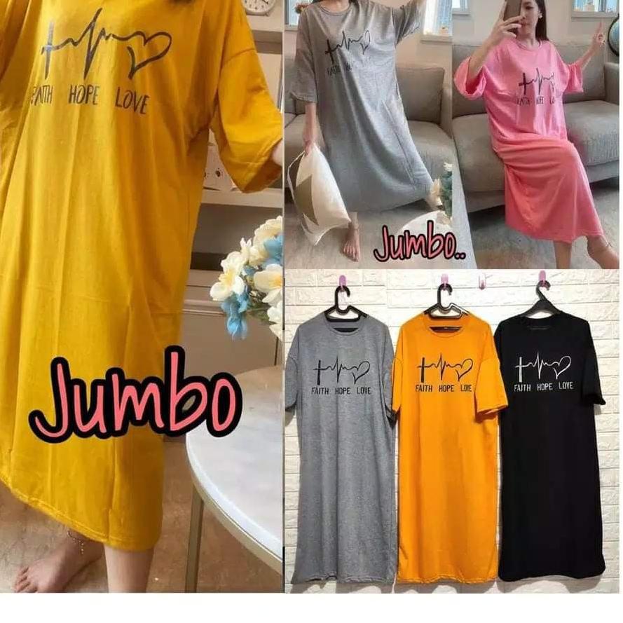 【MEGA SALE】 LONGDRESS JUMBO FAITH HOPE LOVE // FAITH HOPE DRESS
