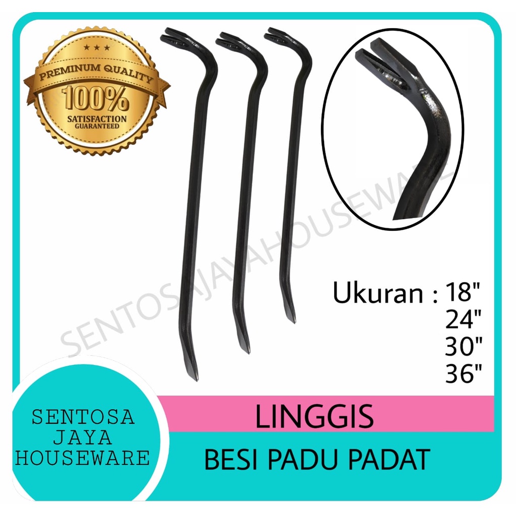 LINGGIS / PENCABUT PAKU / CROWBAR / LINGGIS BESI