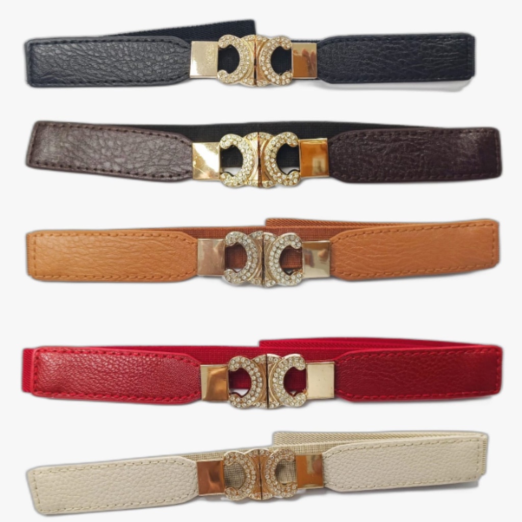 SMARTGIRL TALI PINGGANG KARET WANITA IMPORT/IKAT PINGGANG WANITAWOMEN BELT KARET 02450-02454