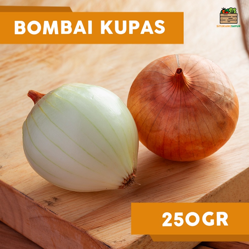 

Bawang Bombay Kupas | 250gr (Kota Bandung & Sekitar)