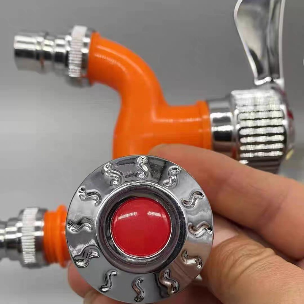 Keran Cabang Shower ABS Kran Air Double Plastik Kamar Mandi Toilet WC