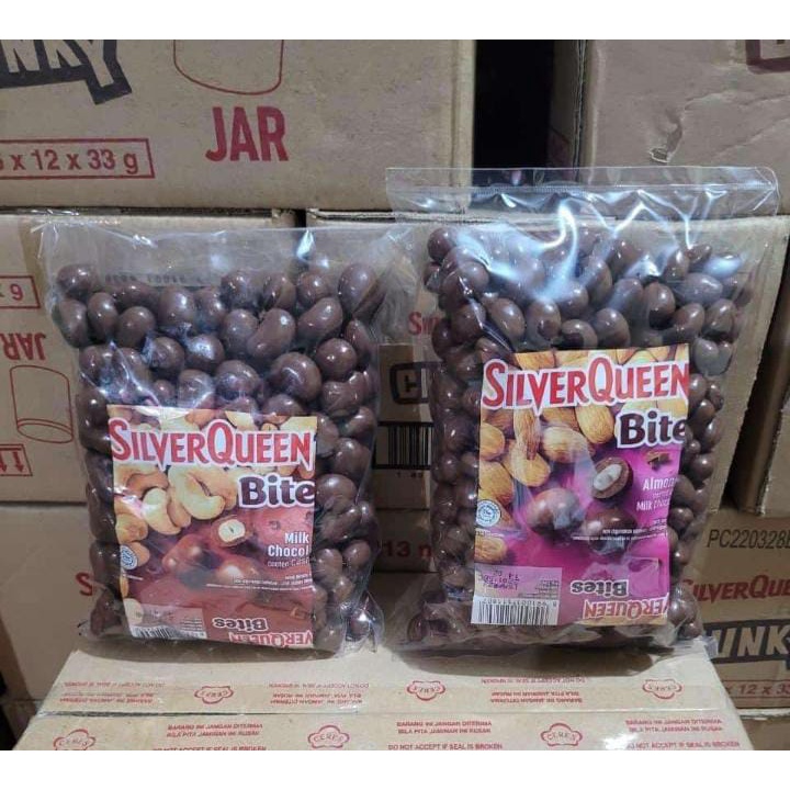 

coklat sq bites isi almond dan mede 500gr