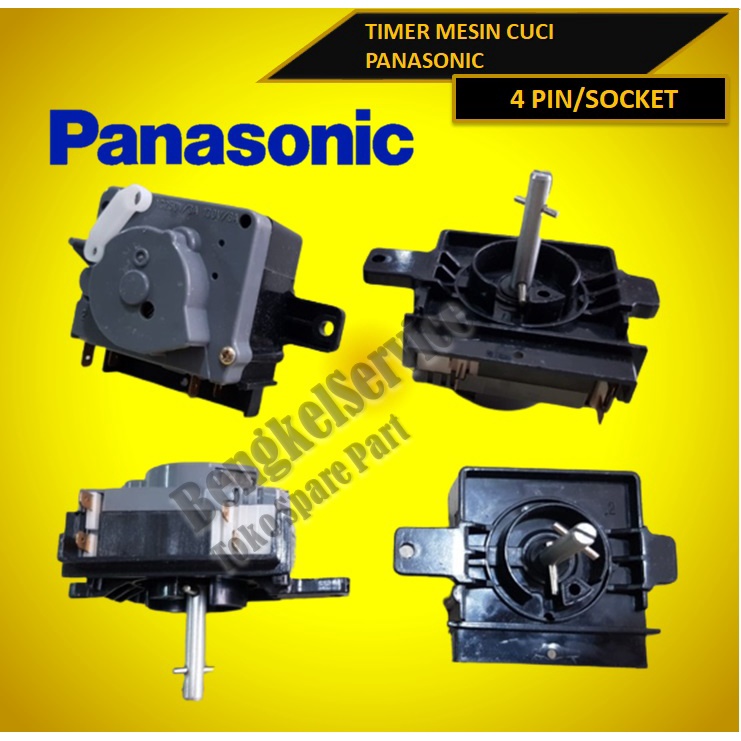 Timer Mesin Cuci PANASONIC 4 Pin - Timer Wash Socket 4 Skun