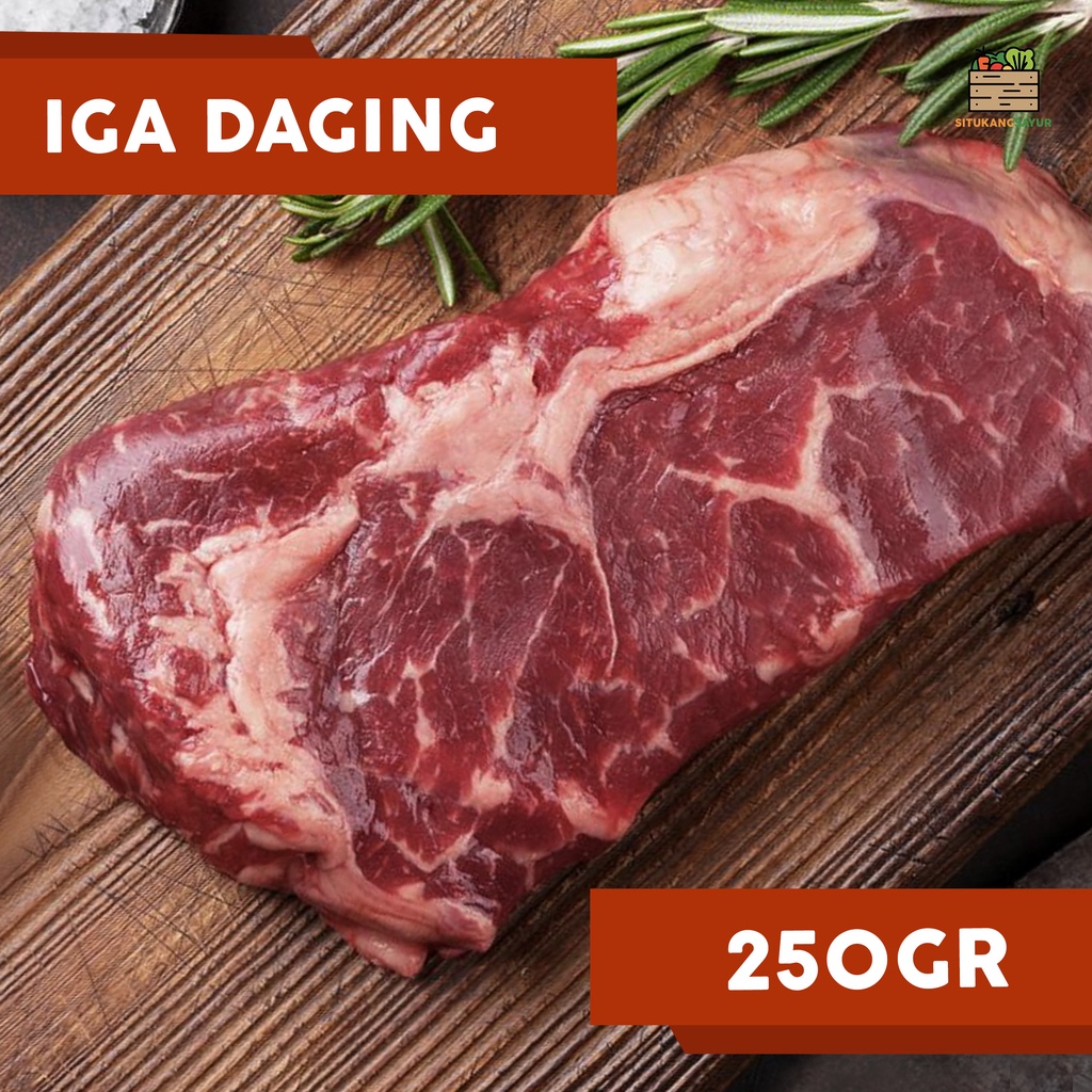 

Iga Daging Sapi | 250gr (Kota Bandung & Sekitar)