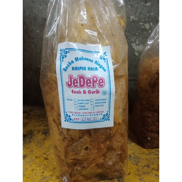 

keripik kaca pedas 250 gr