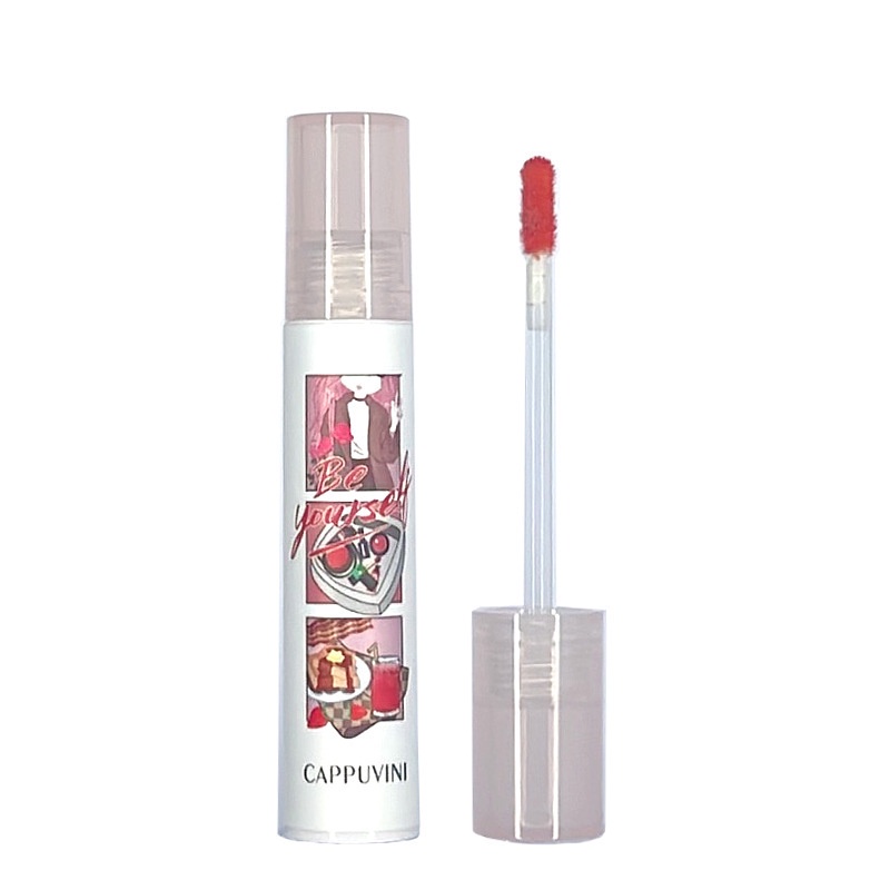 Cappuvini Cartoon Girl Liptint Silky High Pigment Smooth Lasting