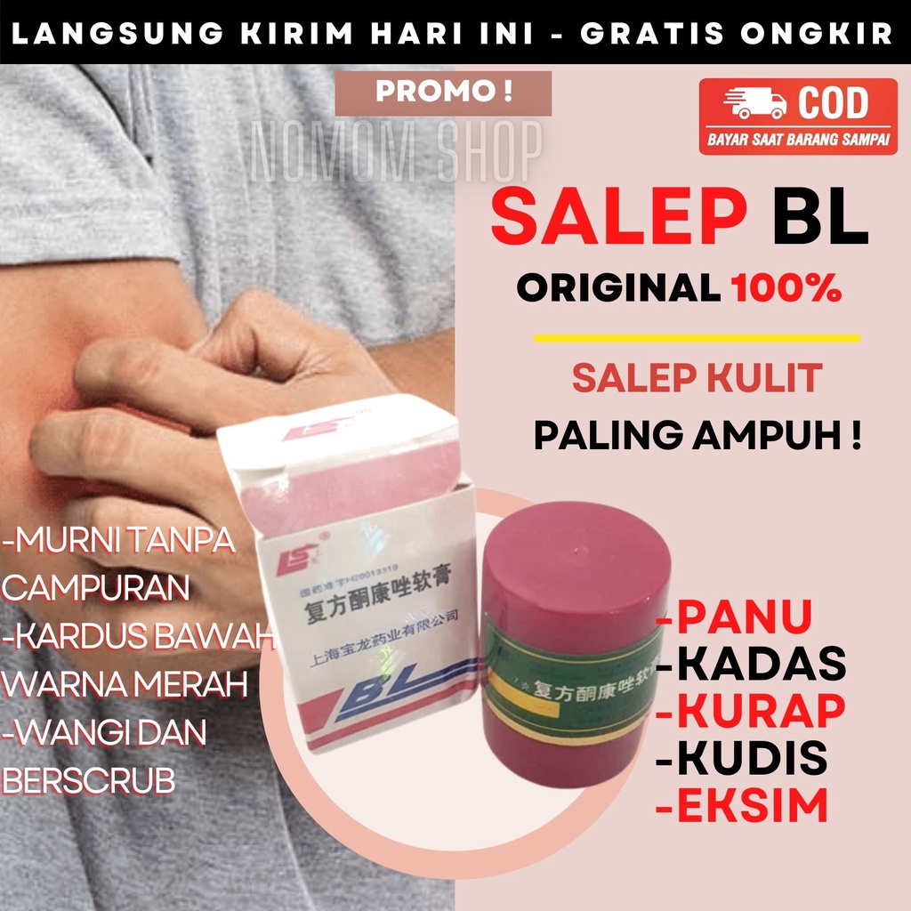 Salep BL Cina Blerang Original Cream BL Asli Original Salep Kulit Ampuh Shinsei Chan Saleb Saleb Gat