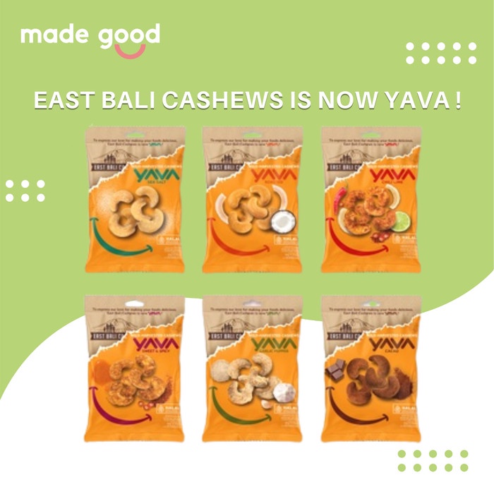 

YAVA East Bali Cashews - Cashews Nuts - Snack Kacang 35gr Gluten Free - Roasted