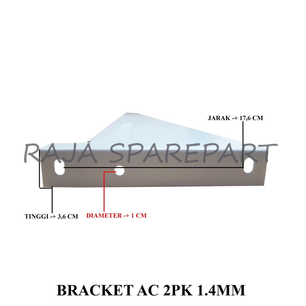 BRACKET AC 2PK 1.4MM