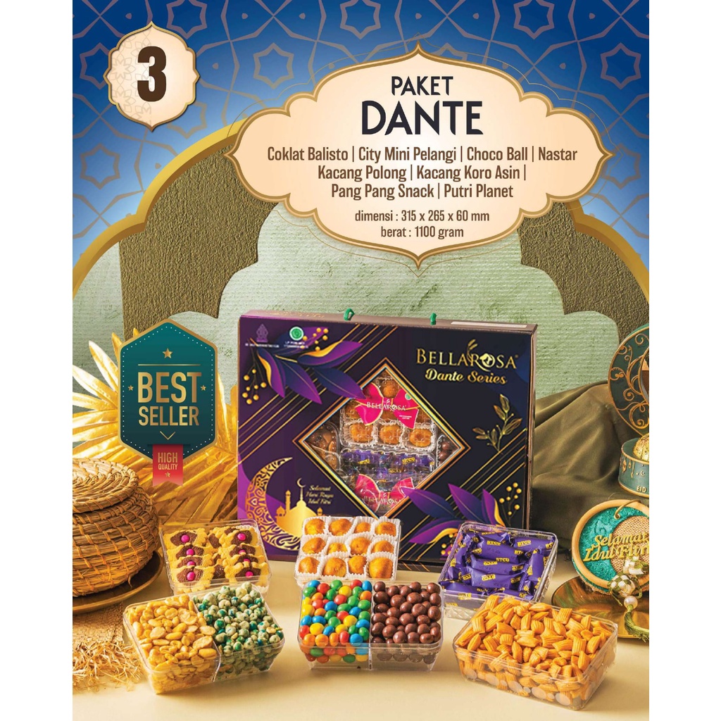 

BELLAROSA DANTE PAKET KUE LEBARAN