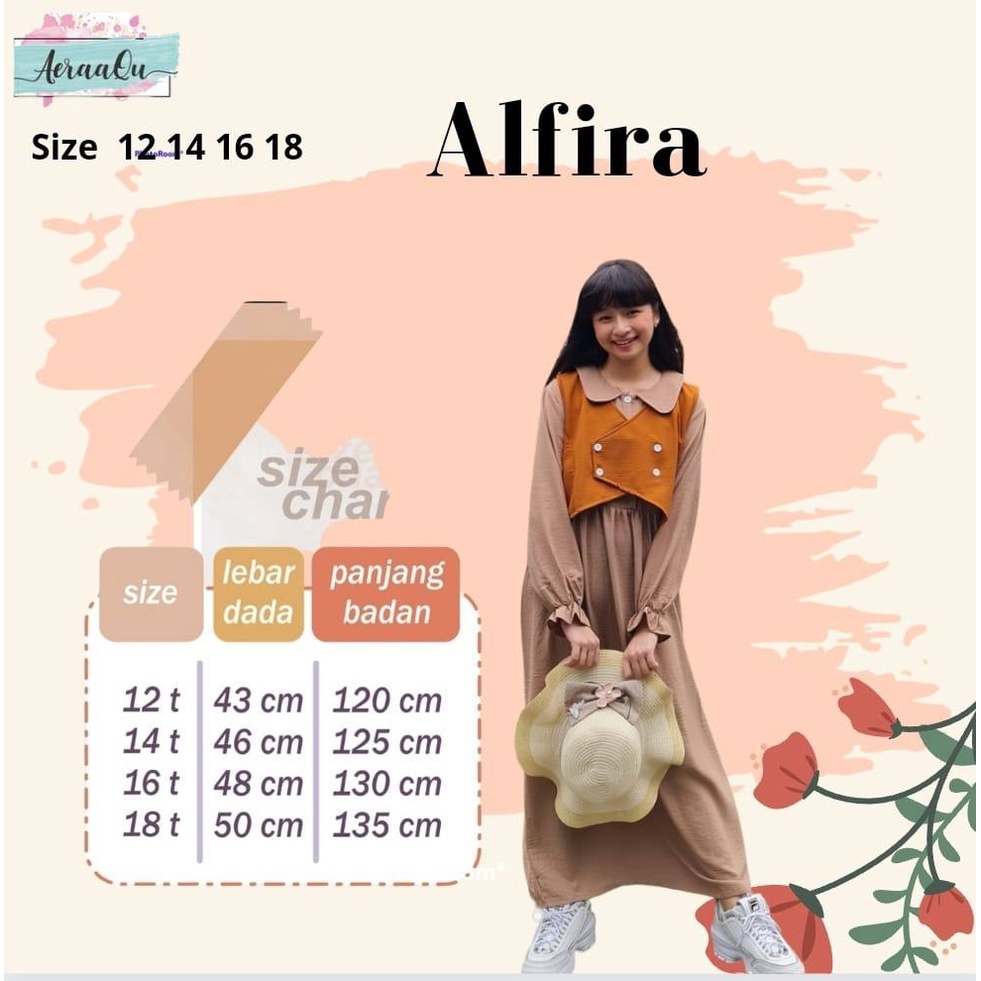 Dress anak Alfiraa Aeraaqu