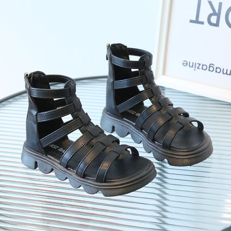 (LOLI-JKT) SD-9007 SANDAL ROMA ANAK PEREMPUAN GLADIATOR SIZE 26-36