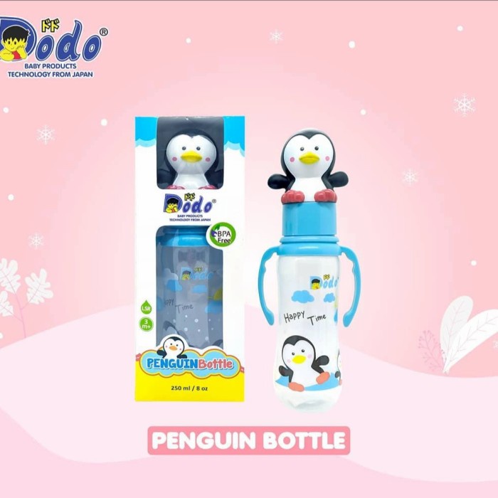 Dodo Botol Minum Susu Anak Penguin Lucu Pegangan/ 250ml