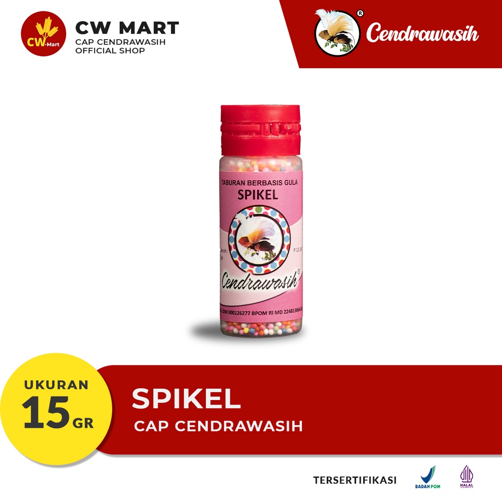 

Cap Cendrawasih Sprinkle 15gr