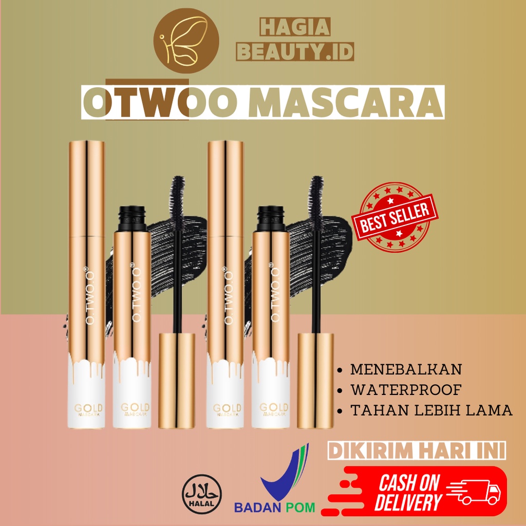 Bisa COD - O.TWO.O Waterproof Mascara Long Lasting Natural Curling Eye Lash Makeup - otwo - otwoo