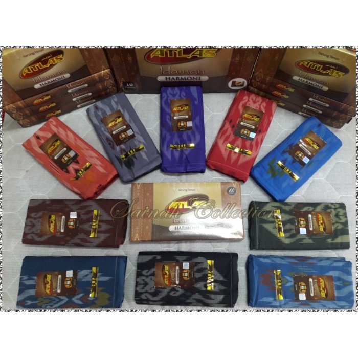 Sarung Atlas Idaman Harmoni Terbaru (H3S2) Terlaris Sajadah Saku Premium Kecil Travelling Promo C7L8