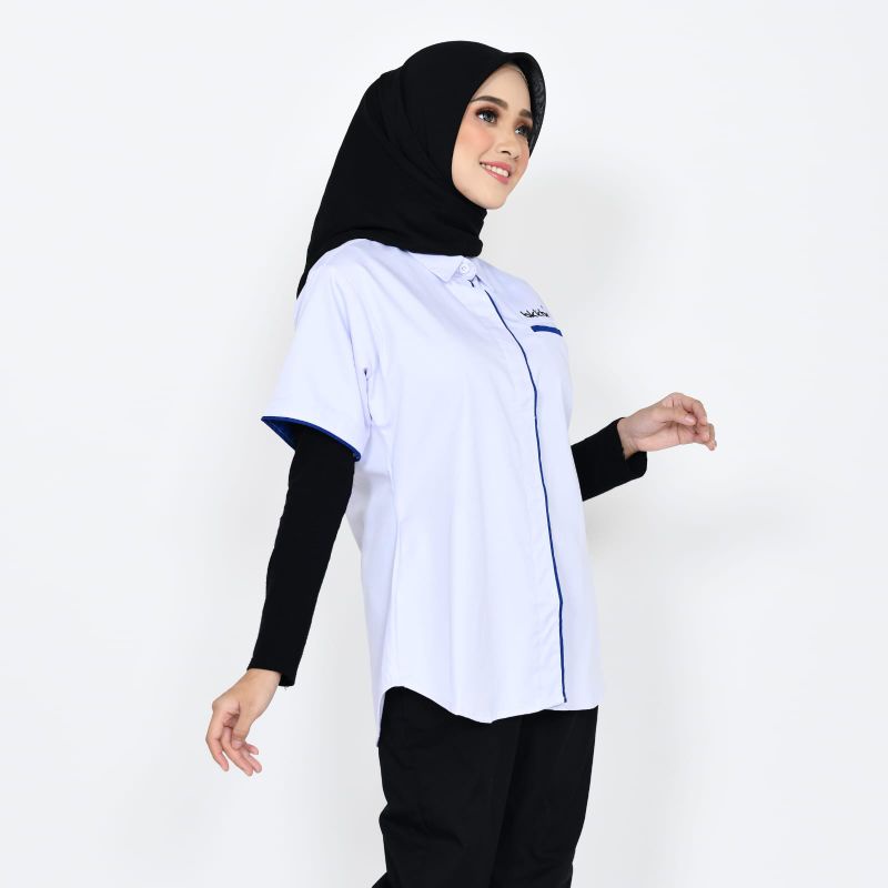 Seragam BKKBN Wanita/Baju BKKBN Pria/Baju Kerja BKKBN/Seragam Kerja Wanita/Kemeja PDL Lengan Panjang/Kemeja Kerja Lapangan