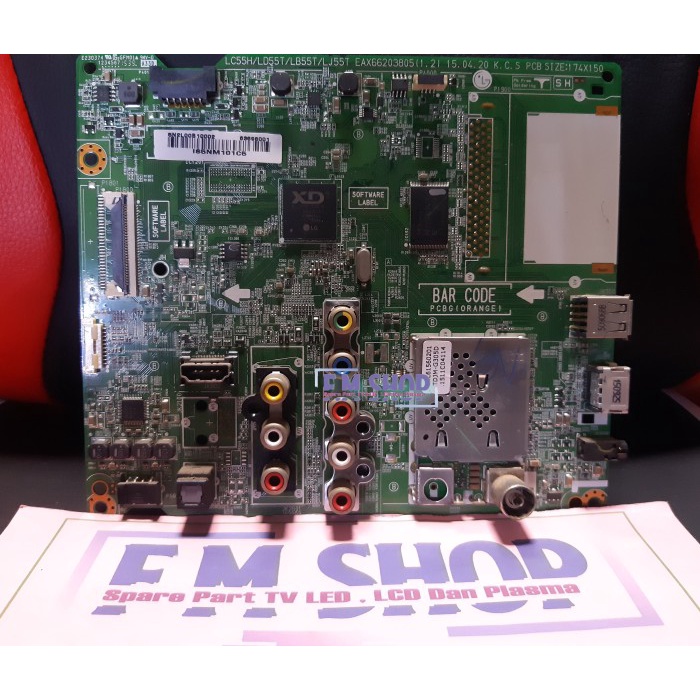 Mesin TV LG 49LF550T - Mobo MB Mainboard TV LG 49LF550 T