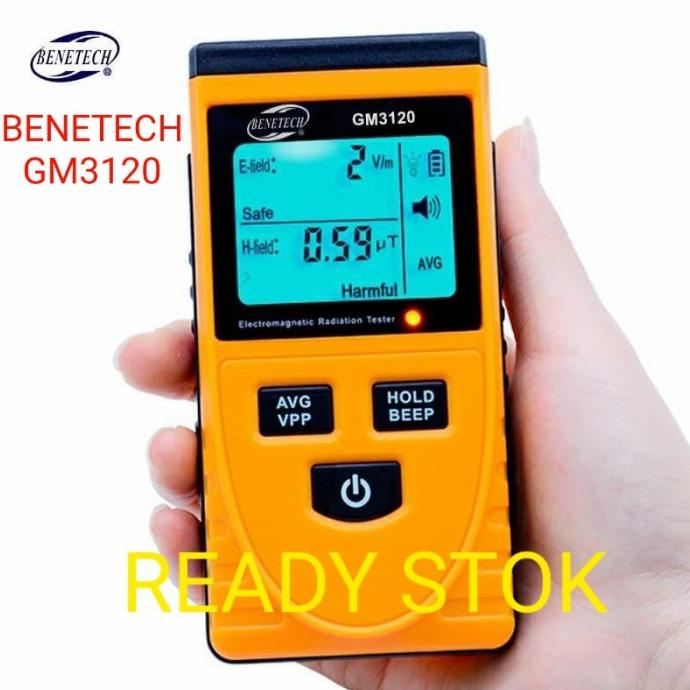 Ori Benetech Gm3120 - Alat Pendeteksi Radiasi Detektor Ukur Radiasi
