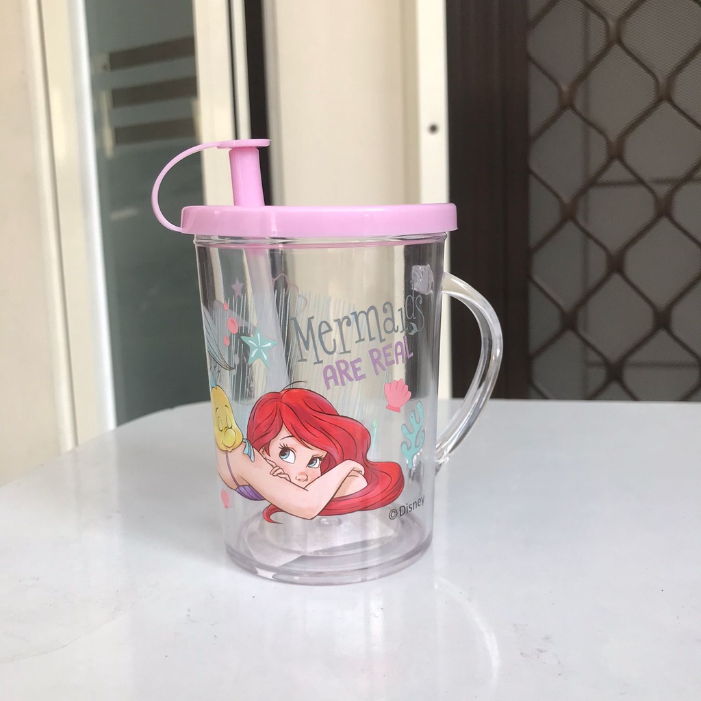 Gelas kecil disney mermaid sumikko winnie the pooh