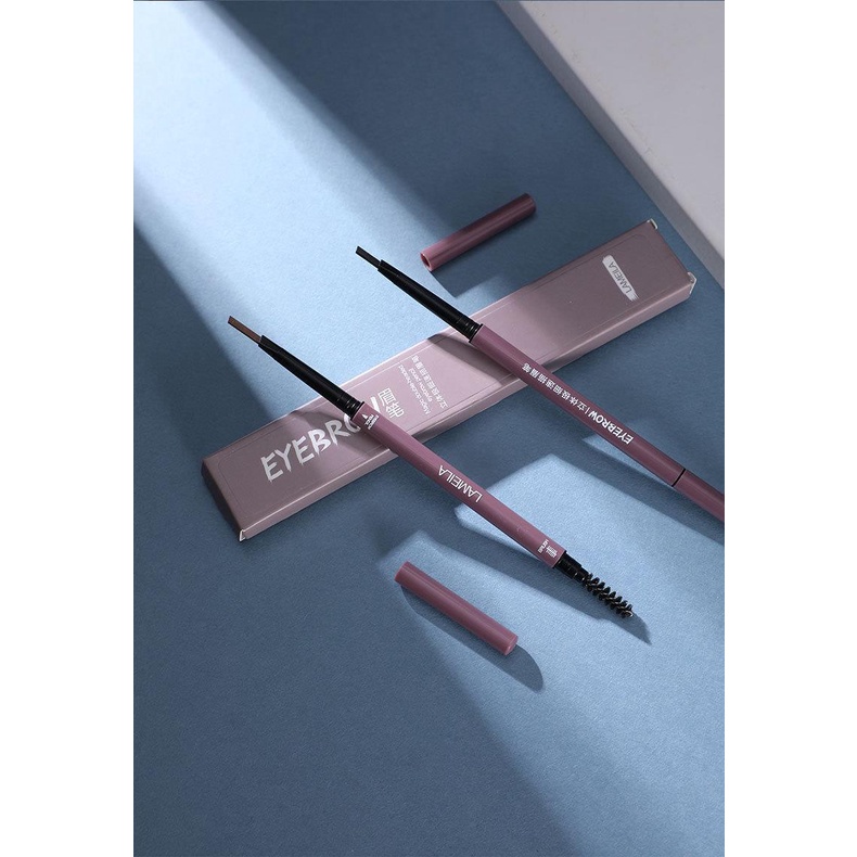 LAMEILA Pensil Alis Eyebrow 2 in 1 Waterproof And Drable LA136