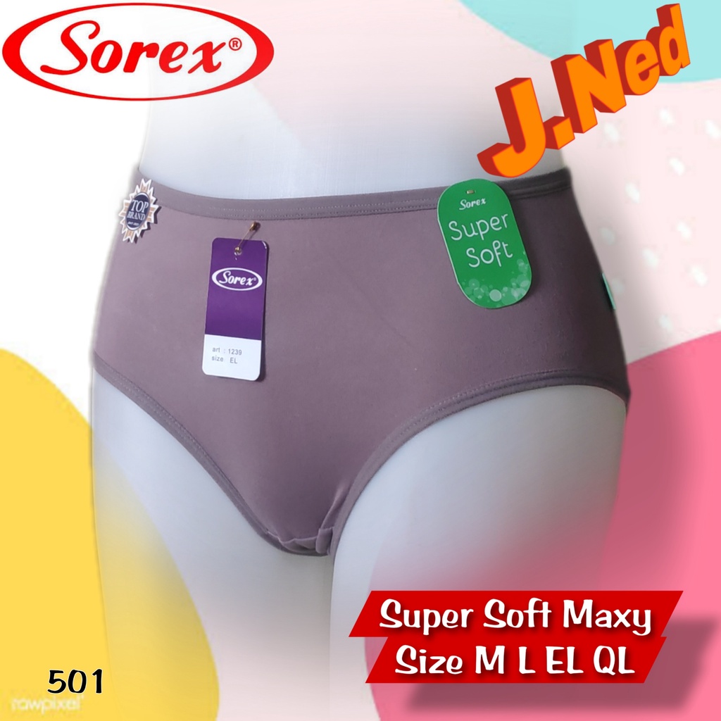 J501S (6 PCS) Sorex Celana Dalam Wanita isi 6 PCS Random