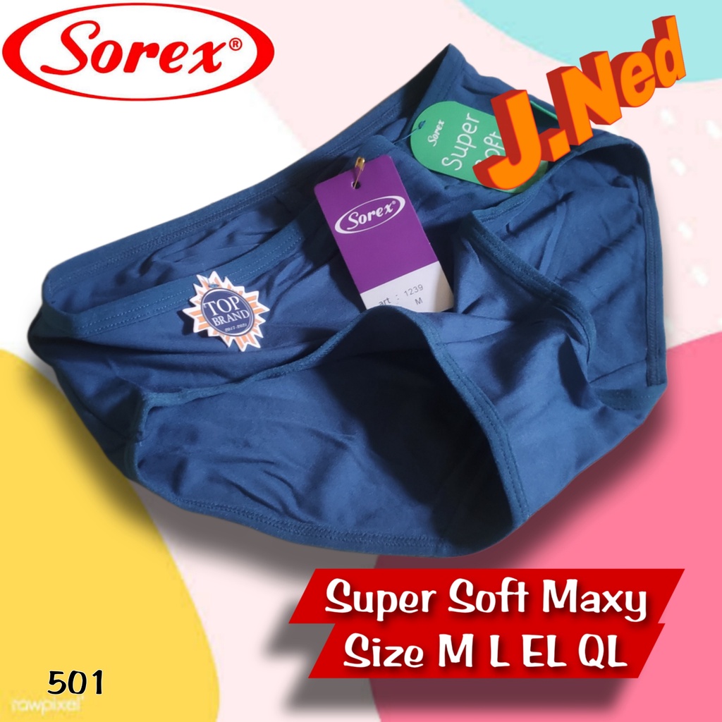 J501S (6 PCS) Sorex Celana Dalam Wanita isi 6 PCS Random