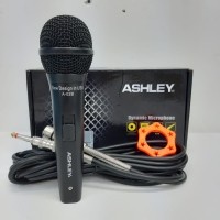 Mic Kabel Professional ASHLEY A-02B Microphone Dinamic ASHLEY A02B
